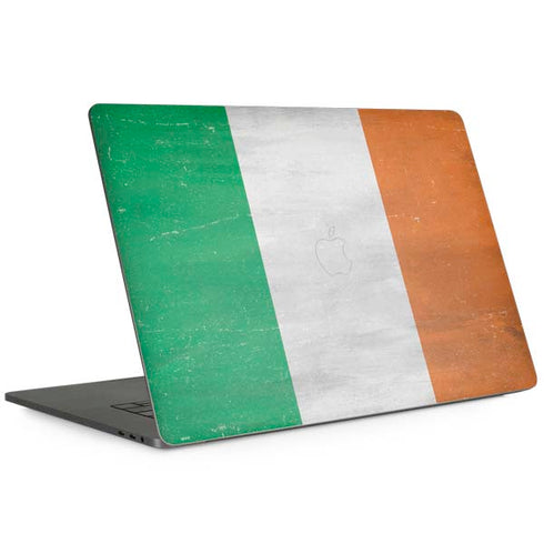 Ireland Flag Distressed MacBook Skins
